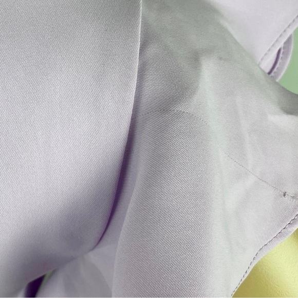 AMANDA UPRICHARD PURPLE RUFFLE SLEEVE MIDI DRESS - Picture 4 of 11